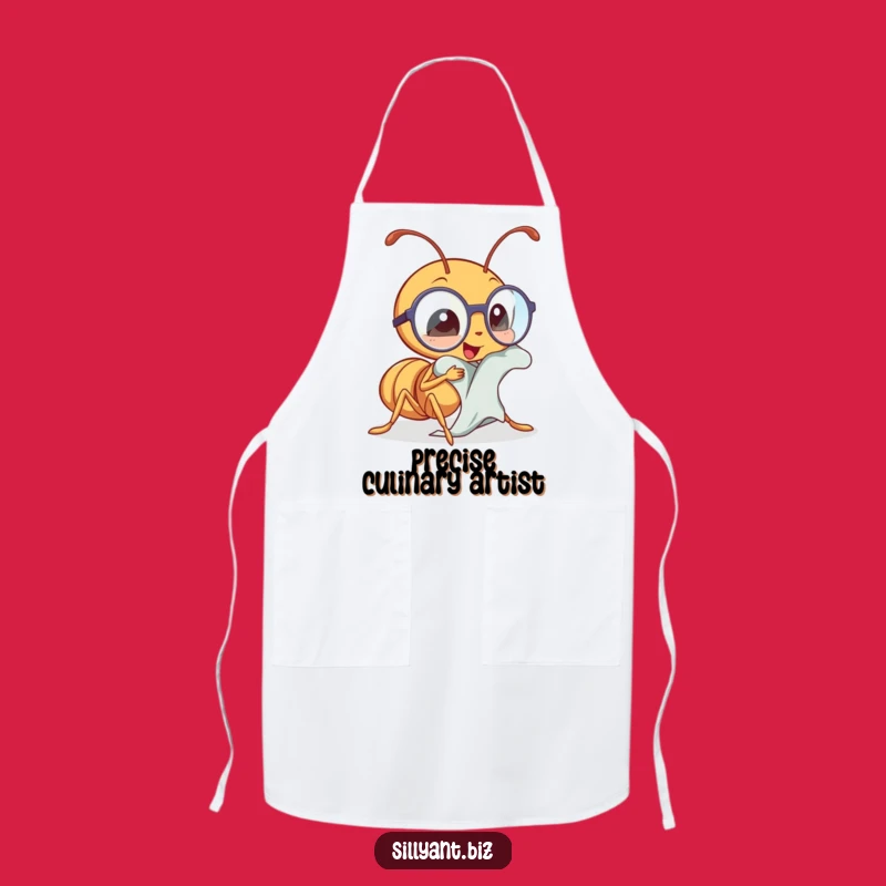 Funny Kawaii Ant Chef Apron: Hilarious Kitchen Wear for Precise Cooks