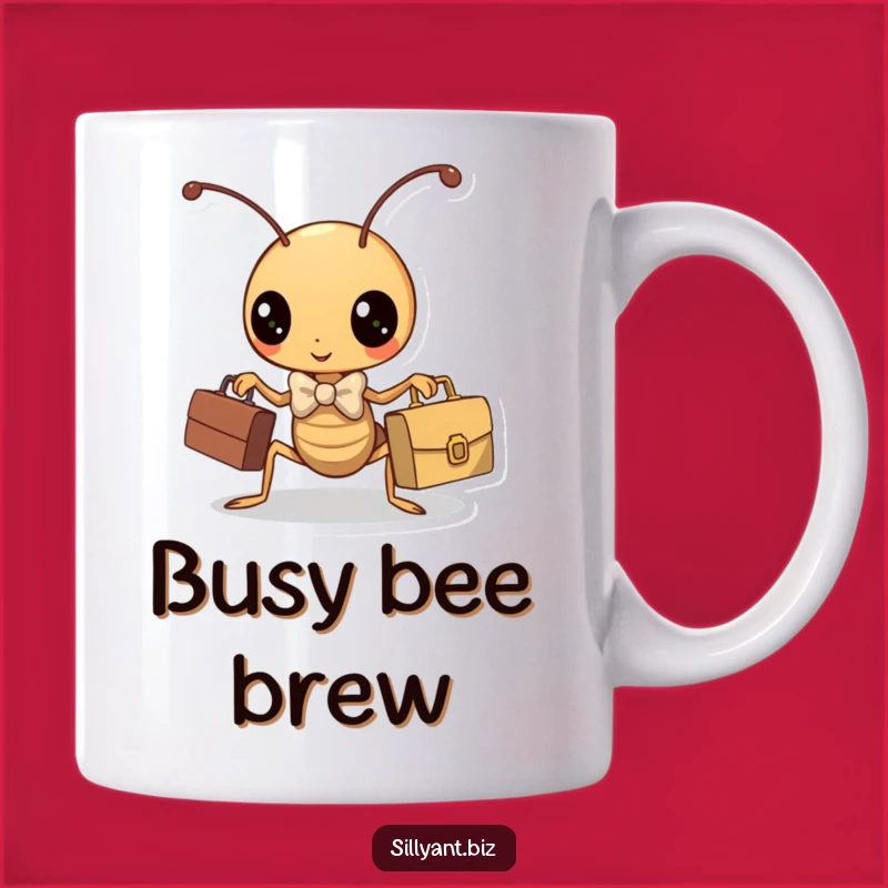 Funny Kawaii Ant Business Mug: Adorable and Humorous Gift for Professionals