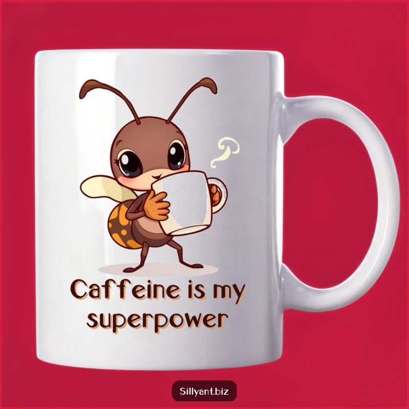 Funny Busy Ant Coffee Mug: Hilarious Morning Fuel for Workers