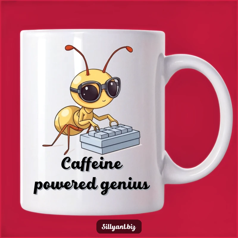Funny Ant Scholar Mug: Busy Work Vibes, Perfect Funny Gift