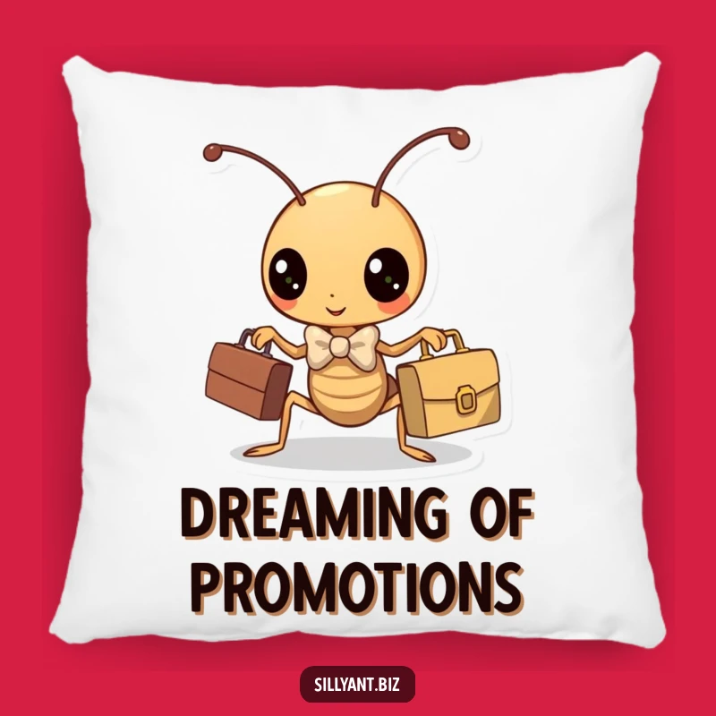 Cute Kawaii Ant Business Pillow: Soft and Funny Cushion for Desk Dwellers