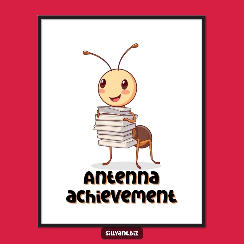 Ant Balance Digital Art: Instant Multitasking Magic, Perfect Funny Gift