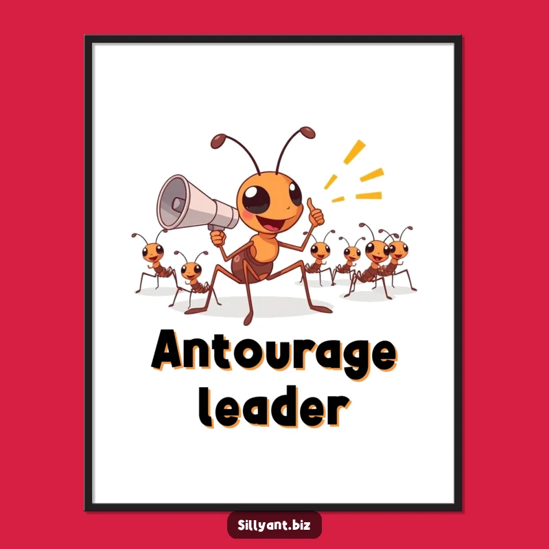 Ant Boss Digital Art: Instant Command Center, Perfect Funny Gift