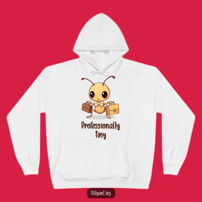 Cozy Funny Kawaii Ant Business Hoodie: Warm and Hilarious Professional Wear