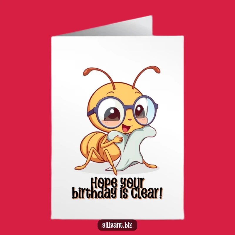 Free Printable Birthday Card: Sharp Ant - Hilarious DIY Downloadable Smart Gift!