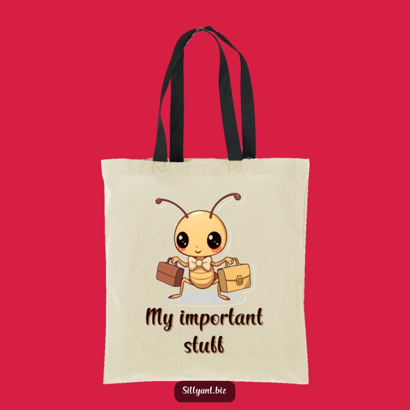 Funny Kawaii Ant Briefcase Tote Bag: Hilarious Accessory for Busy Bees